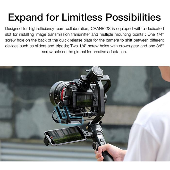 Gimbal chống rung Zhiyun Crane 2S