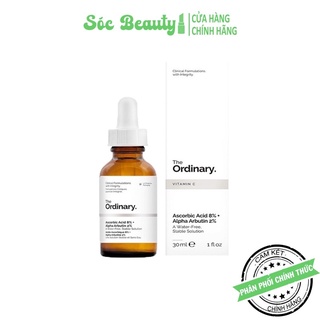 Serum Ascorbic Acid 8% + Alpha Arbutin 2% The Ordinary 30ml