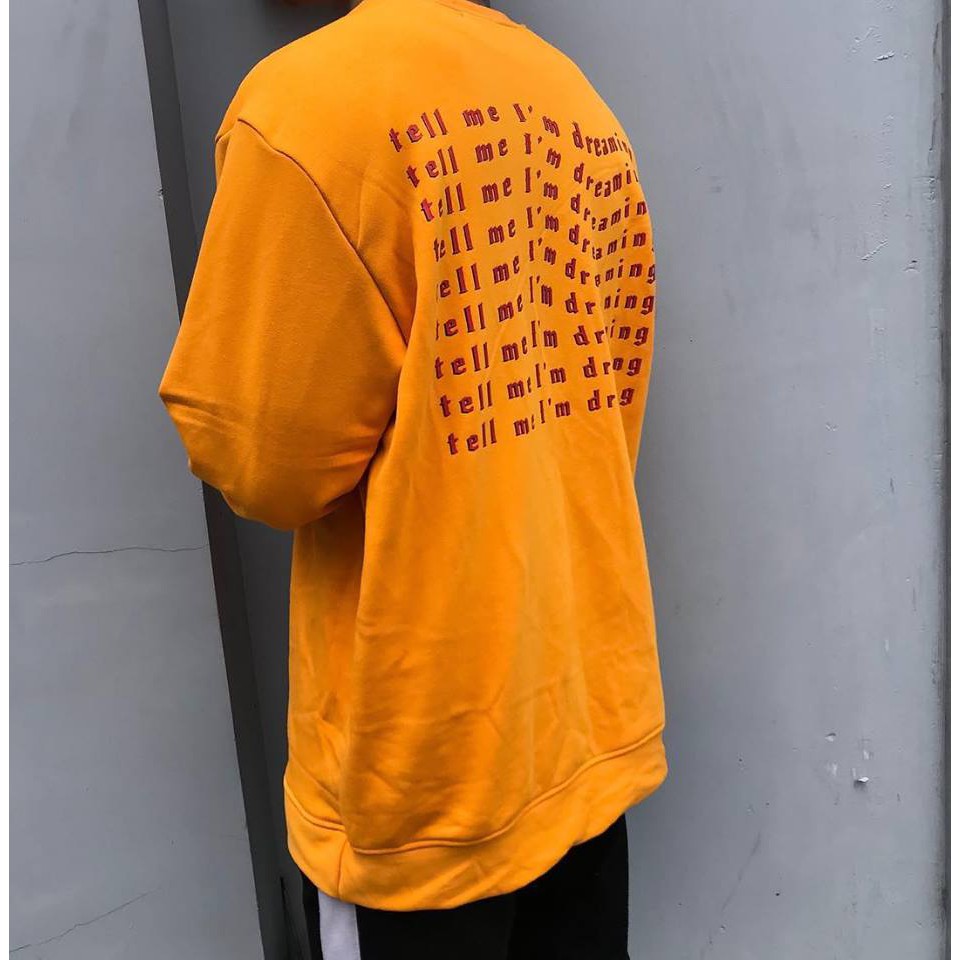Áo nỉ sweater YAYSHOP unisex nam nữ in chữ Dreamming