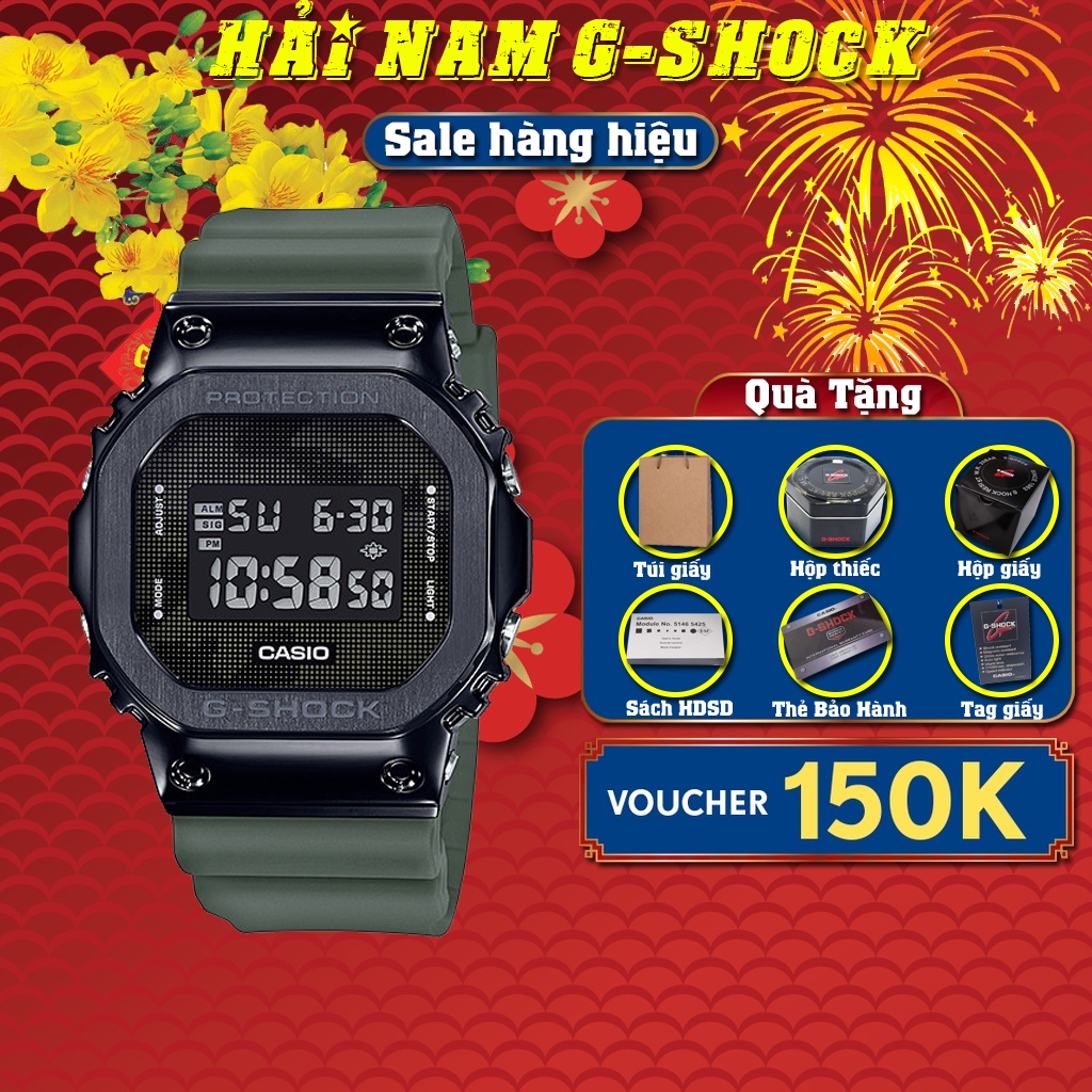 Đồng hồ nam G-SHOCK GM-5600B-3JF | GM-5600 | GM5600 | Full phụ kiện