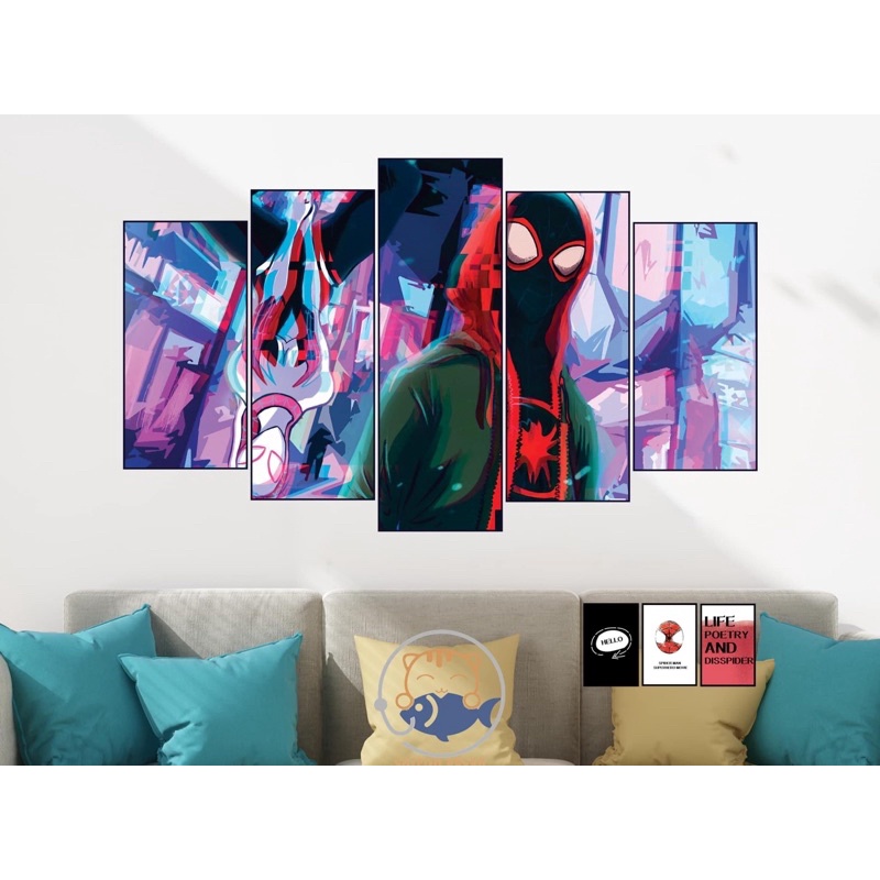 Tranh dán tường, treo tường, trang trí phòng SPIDER MAN NGƯỜI NHỆN - BỘ 1