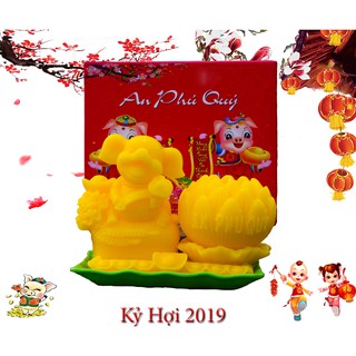 Nến hoa sen heo vàng An Phú Quý