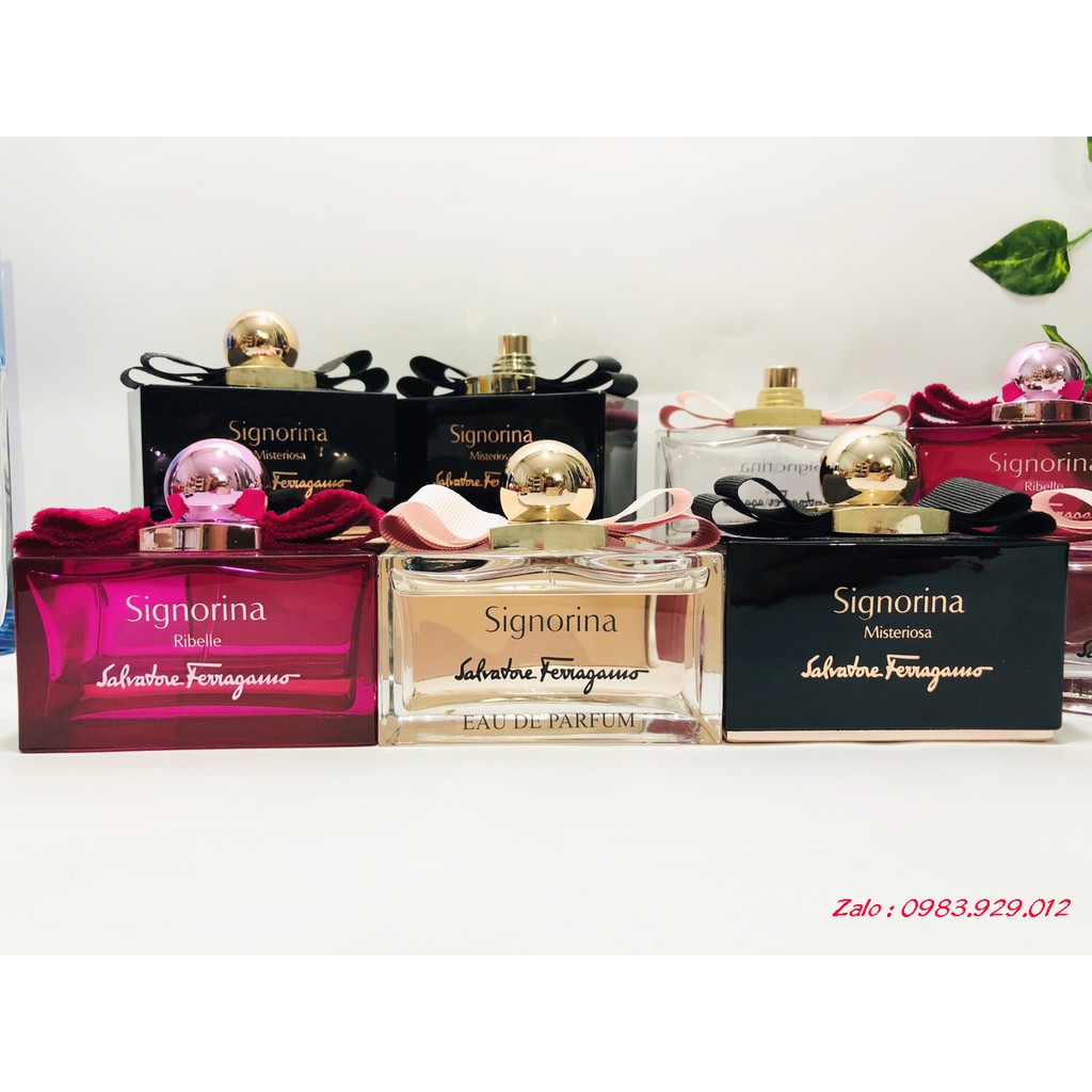 [Mẫu thử 2,5,10ml] Nước hoa Salvatore Ferragamo, Ribelle, Misteriosa