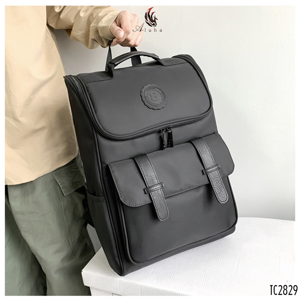 Balo Unisex kiểu dáng hiện đại trẻ trung đựng được Laptop, vải Oxford chống nước - TC2829 - Aluha