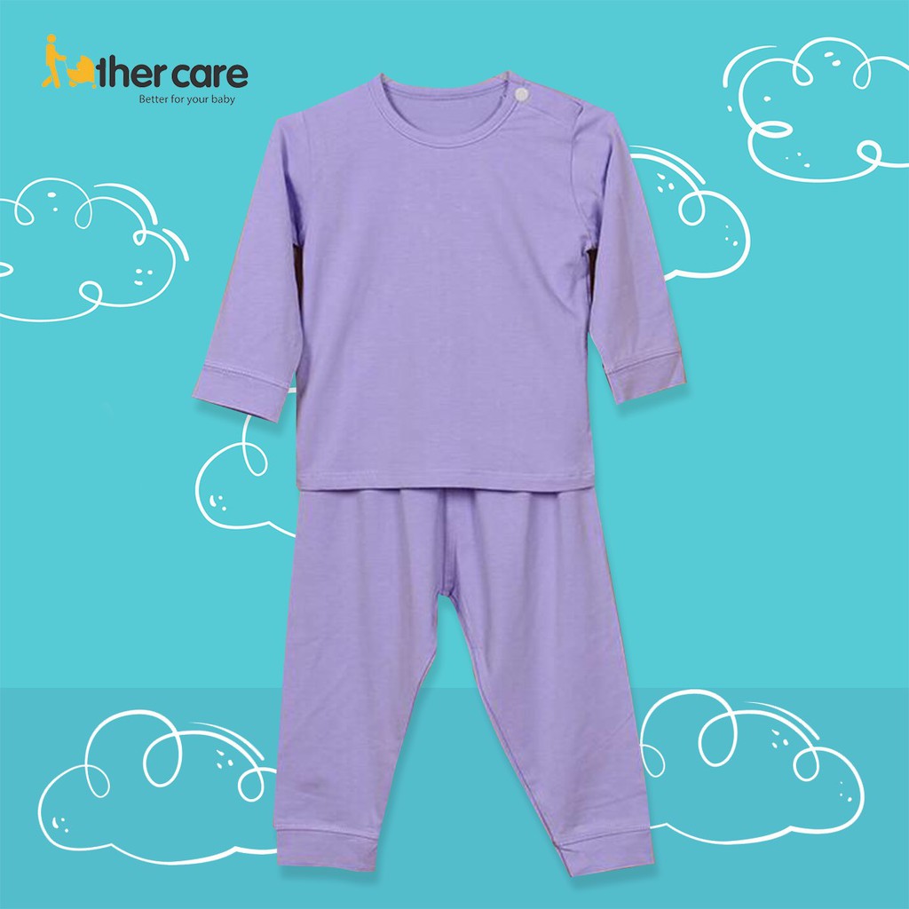 Bộ Quần Áo trẻ em Cài vai Dài tay - Sợi tre Cotton FatherCare FC251