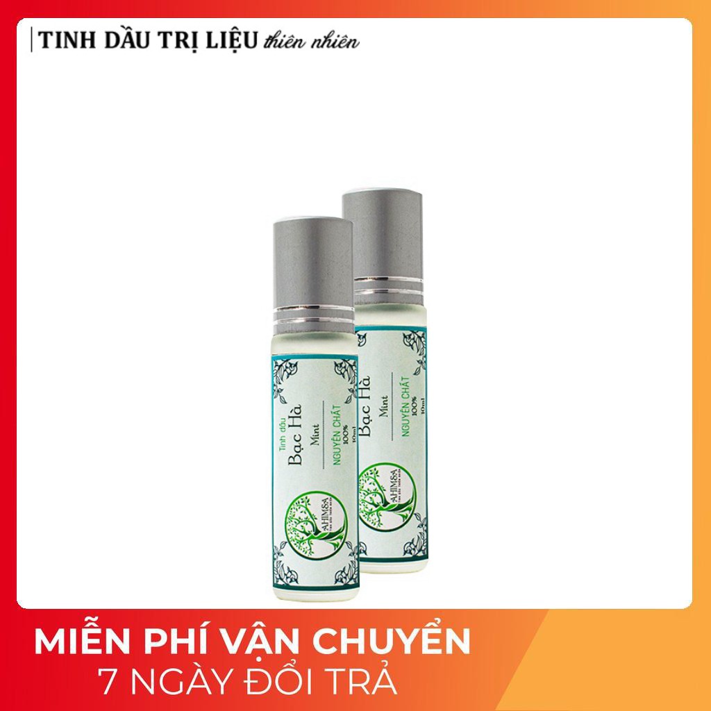 [CHÍNH HÃNG] Tinh Dầu Bạc Hà AHIMSA Nguyên Chất 10ml - Tình Dầu Thiên Nhiên