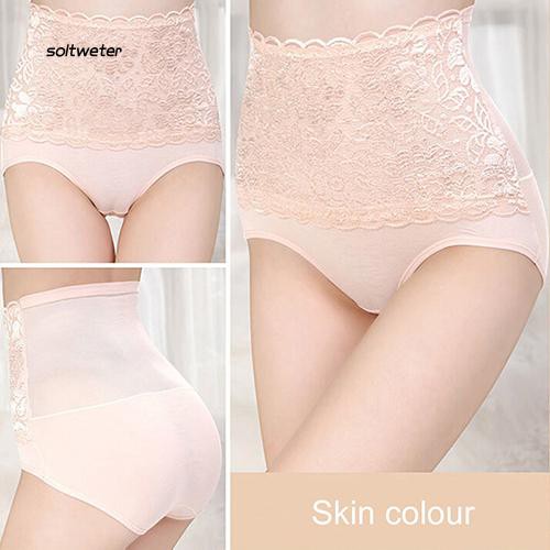 Quần lót ren lưng cao định hình eo cho nữ