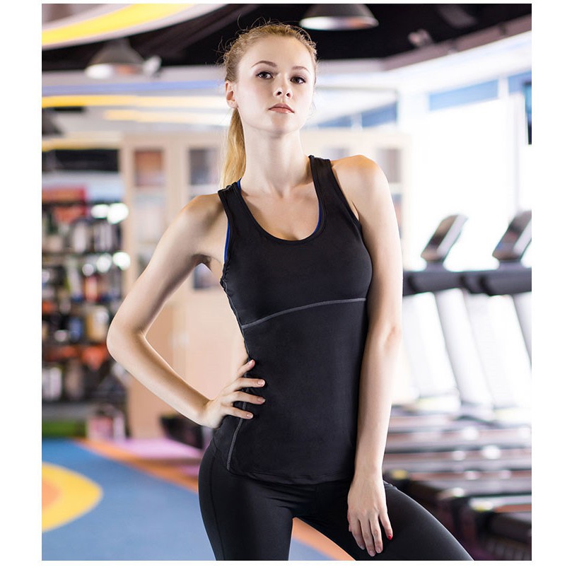 Áo ba lỗ tập gym, yoga, erobic nữ ( Hàng QC)
