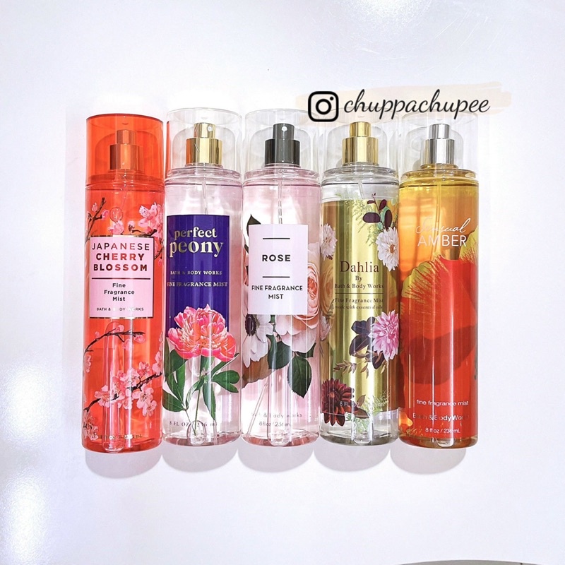 Xịt thơm BODY MIST BATH & BODY WORKS 236ml (Hàng Thái Lan tặng kèm túi giấy) | BigBuy360 - bigbuy360.vn
