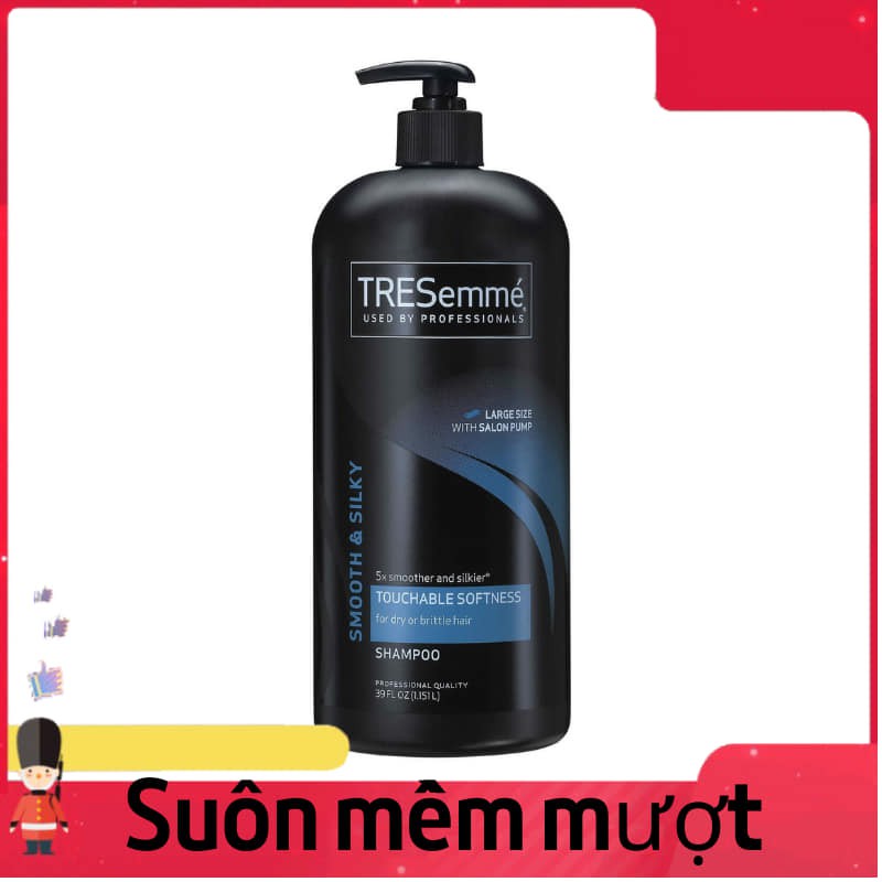 DẦU GỘI  XẢ TRESEMME PROFESSIONAL TOUCHABLE SOFTNESS MỸ 1153ml