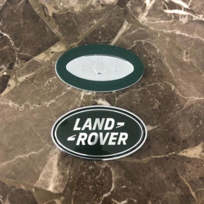 Logo biểu tượng sau xe Land Rover kích thước 90×48mm (HÀNG LOẠI 1)