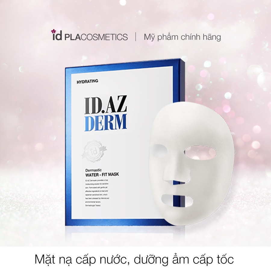 ID.AZ Waterfit Mask Mặt Nạ Cấp Nước, Dưỡng Ẩm Cấp Tốc Hộp 5 Miếng