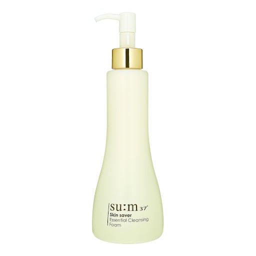 Bộ Sữa Rửa Mặt Và Tẩy Trang Giúp Giữ Ẩm Da Sum37 Skin Saver Essential Cleansing Foam 350Ml