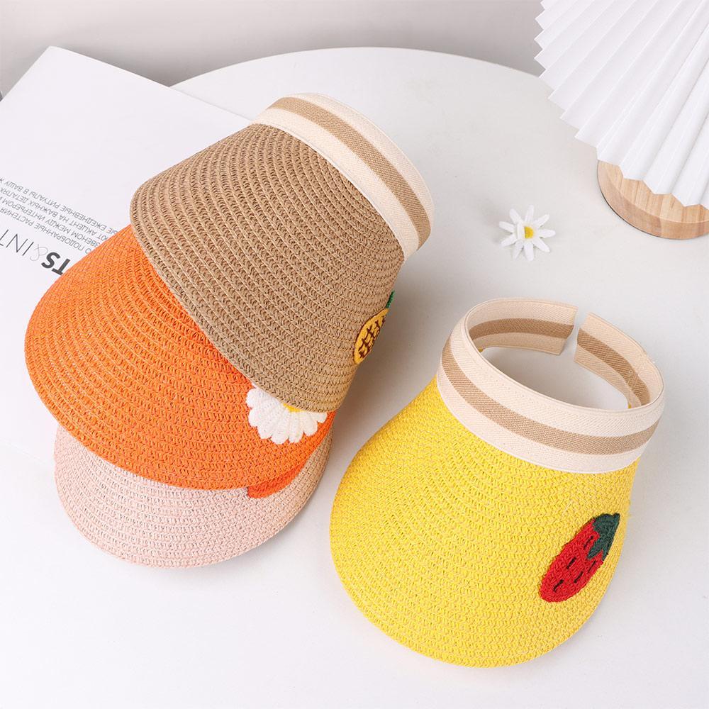 Mũ Lưỡi Trai Nửa Đầu Thoáng Khí Chống Tia UV Thời Trang Mùa Hè Cho Bé