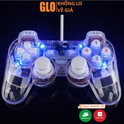 Tay Cầm Chơi Game Đơn Có Rung Cổng USB - Gamepad Cho PC Laptop Chơi FO4, Genshin Impact