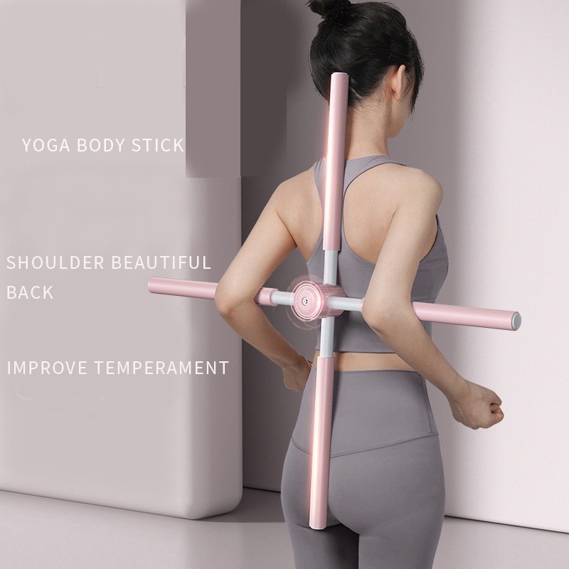 Thanh Tập Chống Gù Lưng, Gậy Tập Yoga, Thanh Tập Yoga Toàn Thân Chống Gù Lưng, Dụng cụ hỗ trợ Yoga