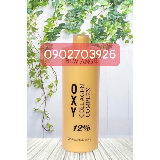 oxy nhuom tóc-Oxy trợ nhuộm 3%-6%-9%-12%  NEW ANGEL Collagen không kích ứng da đầu-có mùi thơm