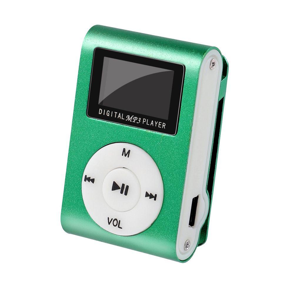 Máy Nghe Nhạc MP3 Mini Màn Hình LCD Hỗ Trợ Thẻ Nhớ 32GB TF Dành Cho Chơi Thể Thao