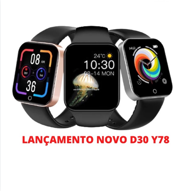 Y78 Đồng hồ bluetooth thông minh không thấm nước ghi nhịp tim đo huyết áp D30