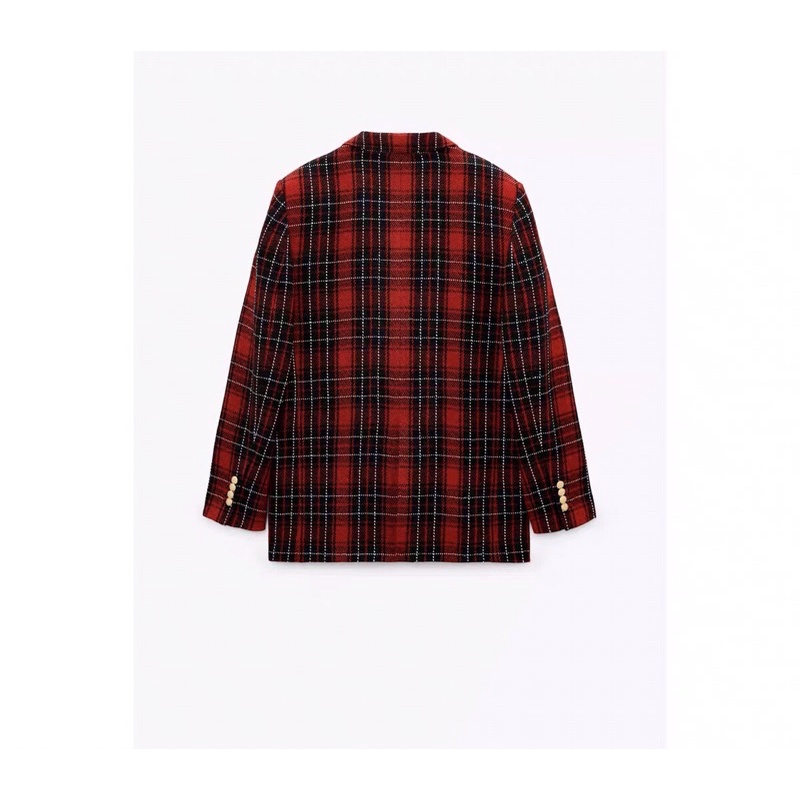 Áo khoác blazer dạ Zara xuất