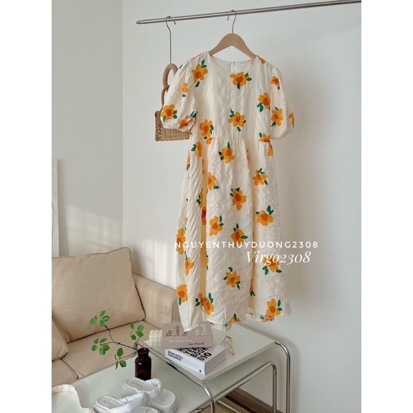 [NEW]VÁY BABYDOLL HOA CAM “MINA DRESS” siêu xinh