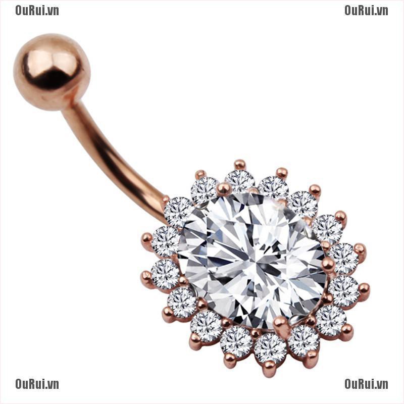 Khuyên Rốn Bằng Thép Y Tế Thời Trang