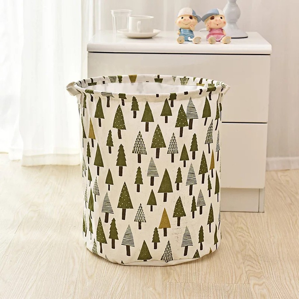 Giỏ vải đựng đồ đa năng, sọt vải để quần áo vải bố chống thấm nước