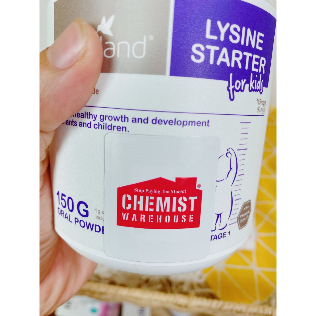 [TEM CHEMIST - Date 2025] Lysine Bioisland phát triển chiều cao Bột/Viên - Úc