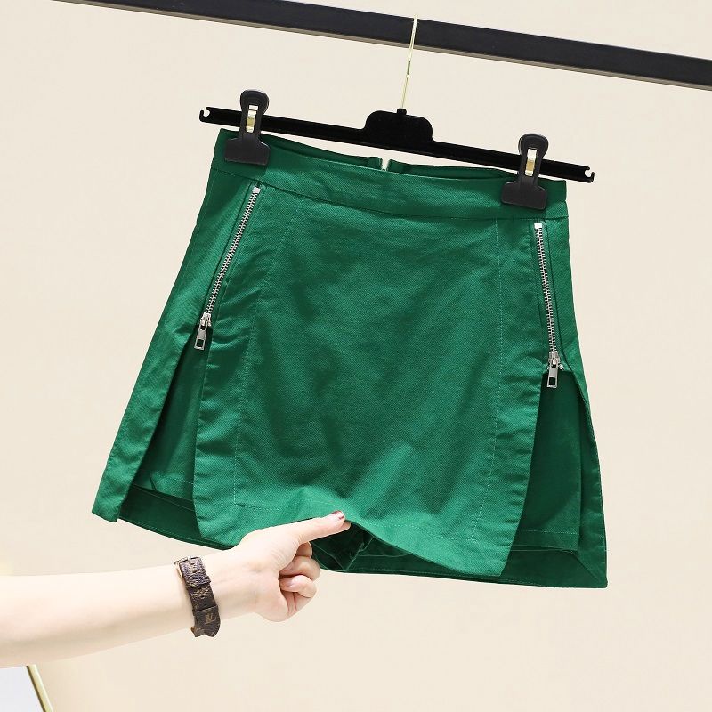 Jiashucheng Chân Váy Ngắn Chữ a Lưng Cao Phong Cách Thời Trang Mới Mùa Hè Cho Nữ