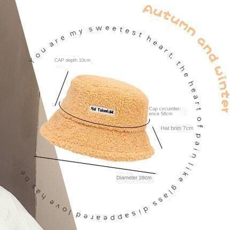 Mũ bucket lông cừu phong cách Hàn Quốc mềm mại mũ lông cừu nữ mềm ,Mũ bucket lông cừu hot hit Xinh Xắn Thời Trang Hàn Quốc Cho Bé