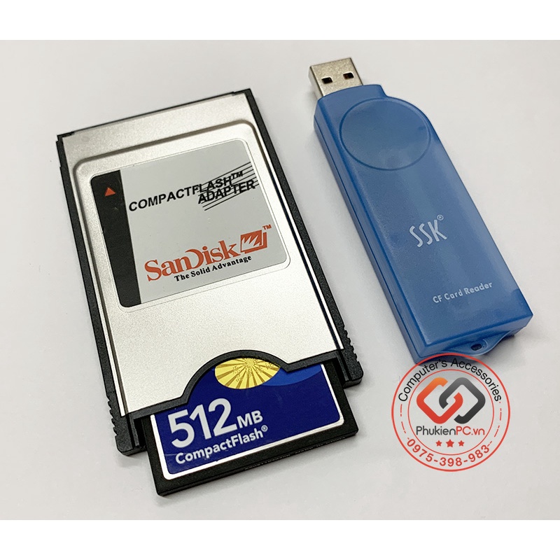 Thẻ nhớ SanDisk Compact Flash Card CF dung lượng 512MB