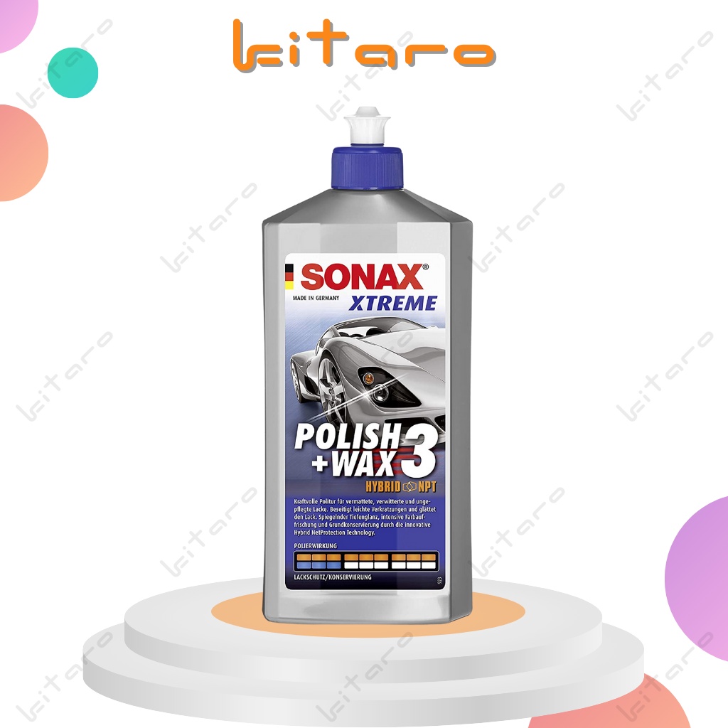 Sonax Wax 3 (Đánh Bóng, Xóa Xước, Bảo Vệ Màu Sơn Bóng)