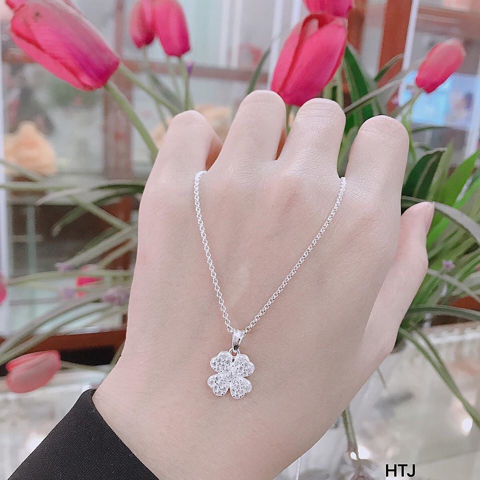 Dây chuyền nữ cỏ 4 lá may mắn