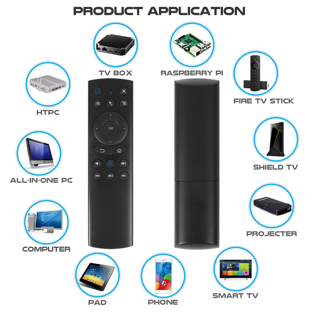 PI  G20BTS Bluetooth Wireless Air Mouse Gyroscope Smart Remote Control Compatible with  Smart TV Android TV Box