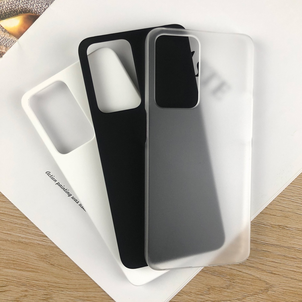 Ốp Điện Thoại Cứng Trong Suốt Siêu Mỏng Mặt Nhám Cho Oppo Reno 7 Pro SE Z Find X5 Lite 5G Realme GT2 Pro
