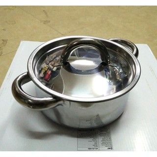 Nồi inox dày dặn size 16cm