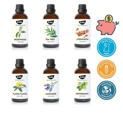 Tinh dầu thiên nhiên Kobi 100ml nhiều mùi thơm phòng thư giãn khử mùi dùng khuếch tán