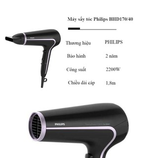 Máy sấy tóc tạo kiểu Philips BHD170/40