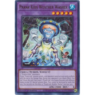 Thẻ bài Yugioh: Prank-Kids Weather Washer – MGED-EN112 – Rare 1st Edition