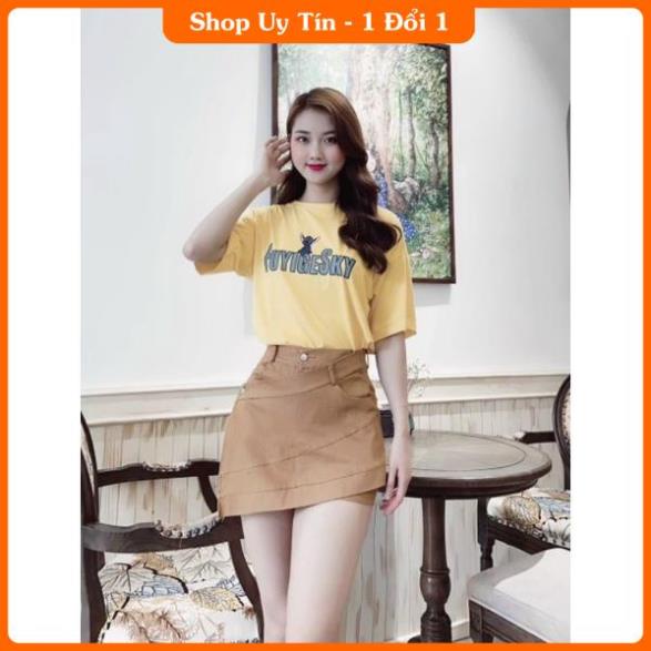 [GIÁ TỐT] CHÂN VÁY KAKI CHÉO TÀ XINH ĐẸP ╭( ･ㅂ･)و ))) -IB | BigBuy360 - bigbuy360.vn