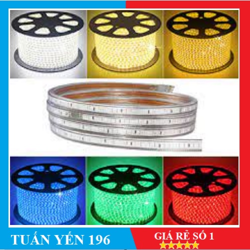 FREESHIP Đèn LED Dây 5050 Cuộn 100m + Tặng kèm 1 nguồn Tuấn Yên