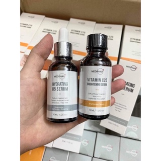 Tinh chất serum cấp ẳm phục hồi B5 và vitamin C dưỡng trắng hydrating B5 serum vitamin C20 Brightening serum MEDIPHAR +