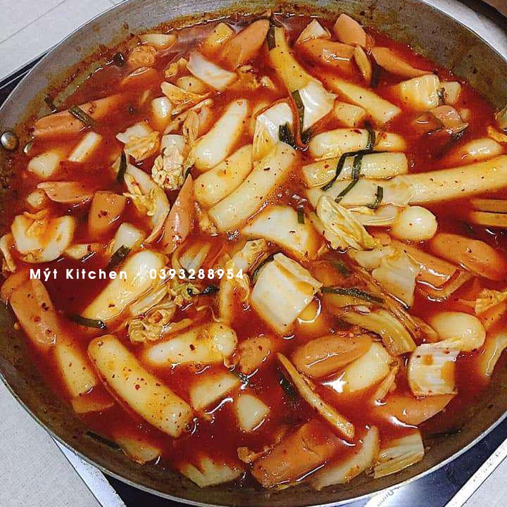 Set Lẩu Tokbokki Hàn Quốc Tự Nấu Full Topping (Giao hàng HCM)