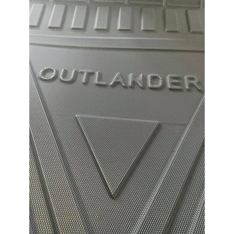 Thảm cốp TPE Outlander 7 chỗ gập ghế hàng 3 năm 2016-2023