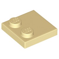 Gạch Lego tấm 2 x 2 với 2 nút (2x2) / Lego Part 33909: Tile, Modified 2 x 2 with Studs on Edge
