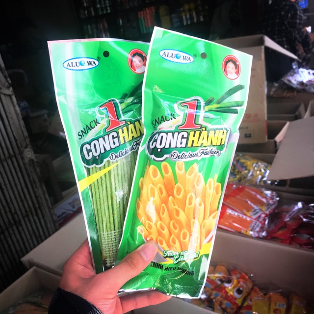 10 GÓI TĂM CAY SNACK CỌNG HÀNH, Cay Cay Cổng Trường, Tăm Que Cay, đồ ăn vặt