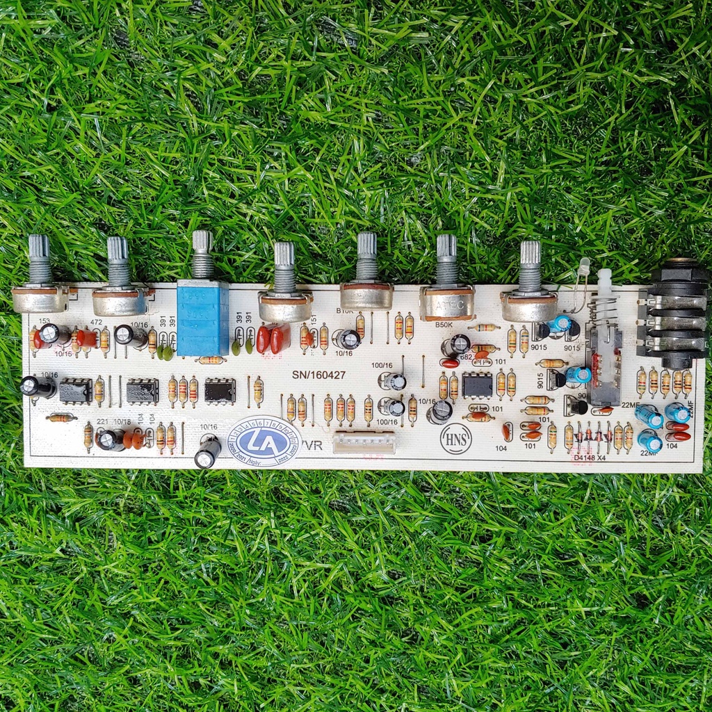 mạch mic ampli có chống hú 7 volume