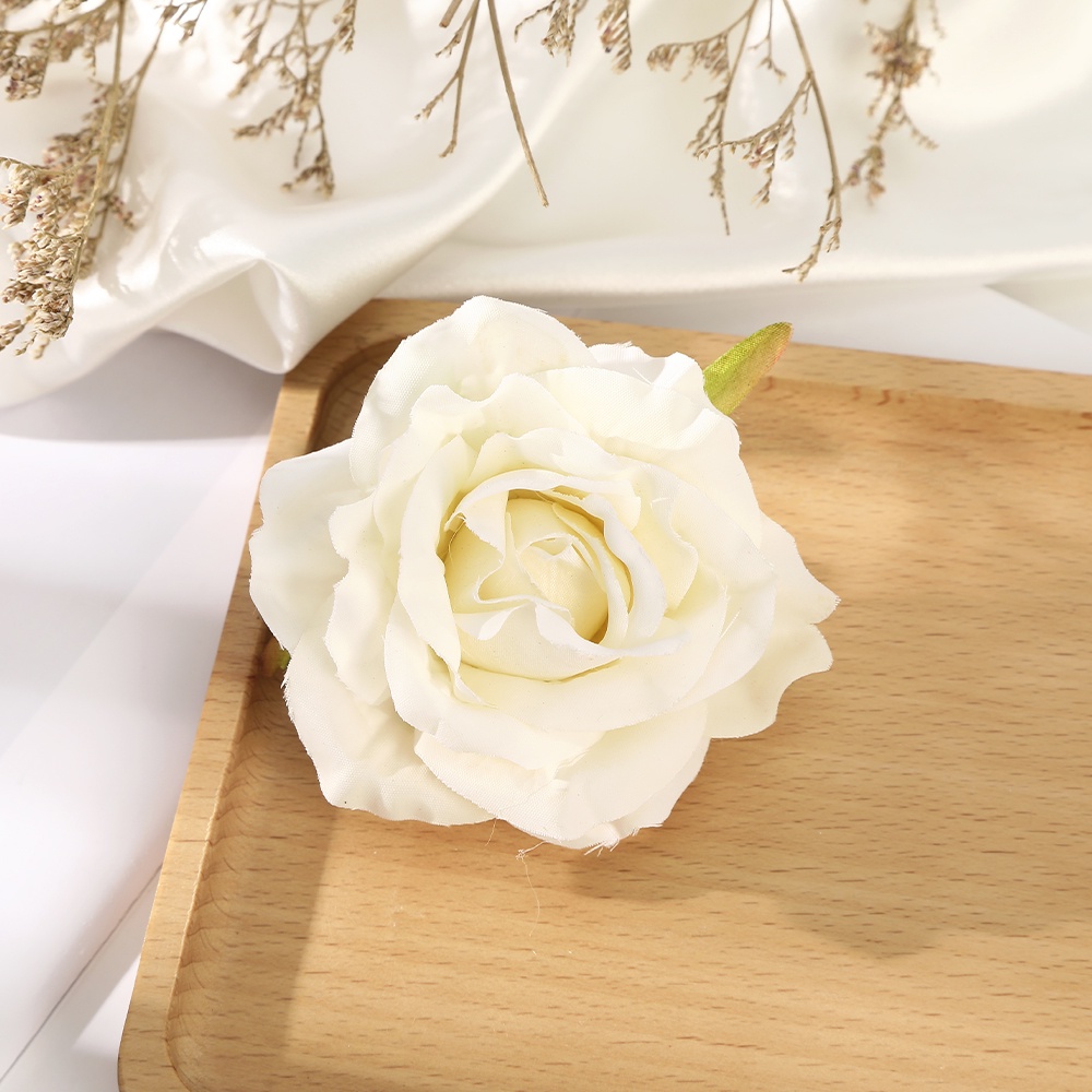 Kẹp tóc HAIMEIKANG hình hoa hồng 7cm cho cô dâu