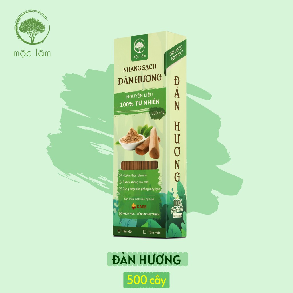 [COMBO] 6HỘP Nhang Sạch Đàn Hương 3000cây - 29cm  - TIẾT KIỆM 78K - Nhang thiên nhiên MỘC LÂM