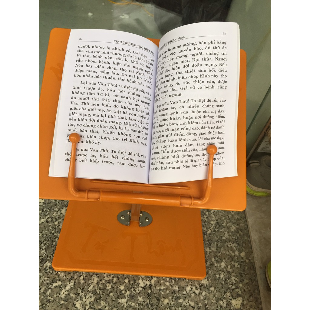 combo 5 kệ tụng kinh 2 mặt trụ inox